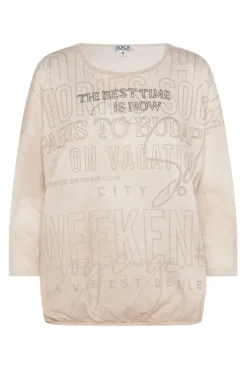 CAMP DAVID & SOCCX Ausbrenner-Shirt mit Artwork stone beige stonebeige Best