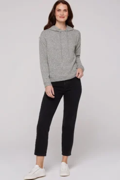 CAMP DAVID & SOCCX Basic Hoodie aus Flauschstrick grey melange greymelange Cheap