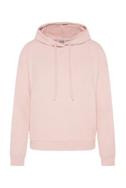 CAMP DAVID & SOCCX Basic Hoodie aus Flauschstrick rose blush roseblush Flash Sale