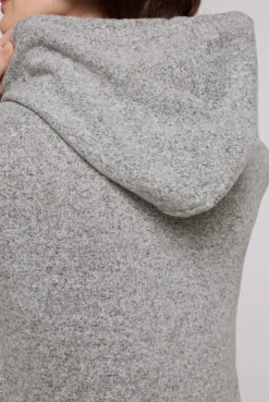 CAMP DAVID & SOCCX Basic Hoodie aus Flauschstrick grey melange greymelange Shop