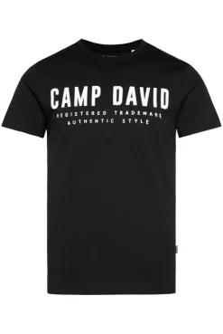CAMP DAVID & SOCCX Basic Logo T-Shirt black Cheap