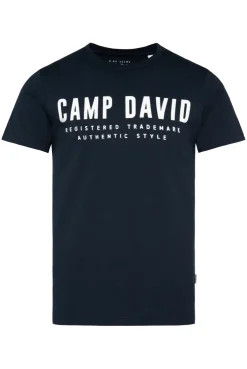 CAMP DAVID & SOCCX Basic Logo T-Shirt blue navy bluenavy Discount