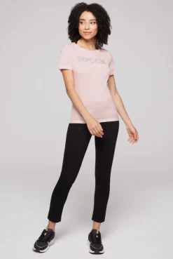 CAMP DAVID & SOCCX Basic Logo T-Shirt Oil Dyed rose blush roseblush Best