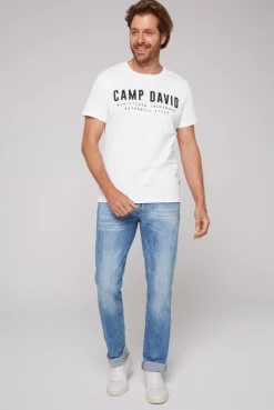 CAMP DAVID & SOCCX Basic Logo T-Shirt opticwhite Online