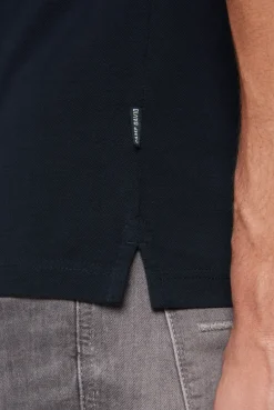 CAMP DAVID & SOCCX Basic Pikee-Polo mit Trikotkragen blue navy bluenavy Cheap
