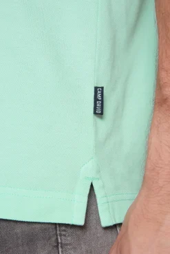 CAMP DAVID & SOCCX Basic Pikee-Polo mit Trikotkragen sun aqua sunaqua Sale
