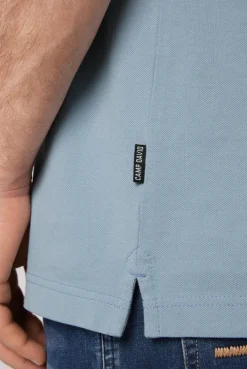 CAMP DAVID & SOCCX Basic Pikee-Polo mit Trikotkragen new blue newblue Best