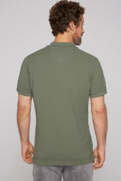 CAMP DAVID & SOCCX Basic Pikee-Polo mit Trikotkragen green olive greenolive Online