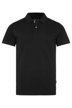 CAMP DAVID & SOCCX Basic Pikee-Polo mit Trikotkragen black Best