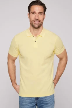 CAMP DAVID & SOCCX Basic Pikee-Polo mit Trikotkragen sun Cheap