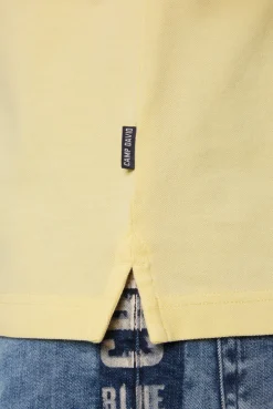 CAMP DAVID & SOCCX Basic Pikee-Polo mit Trikotkragen sun Cheap