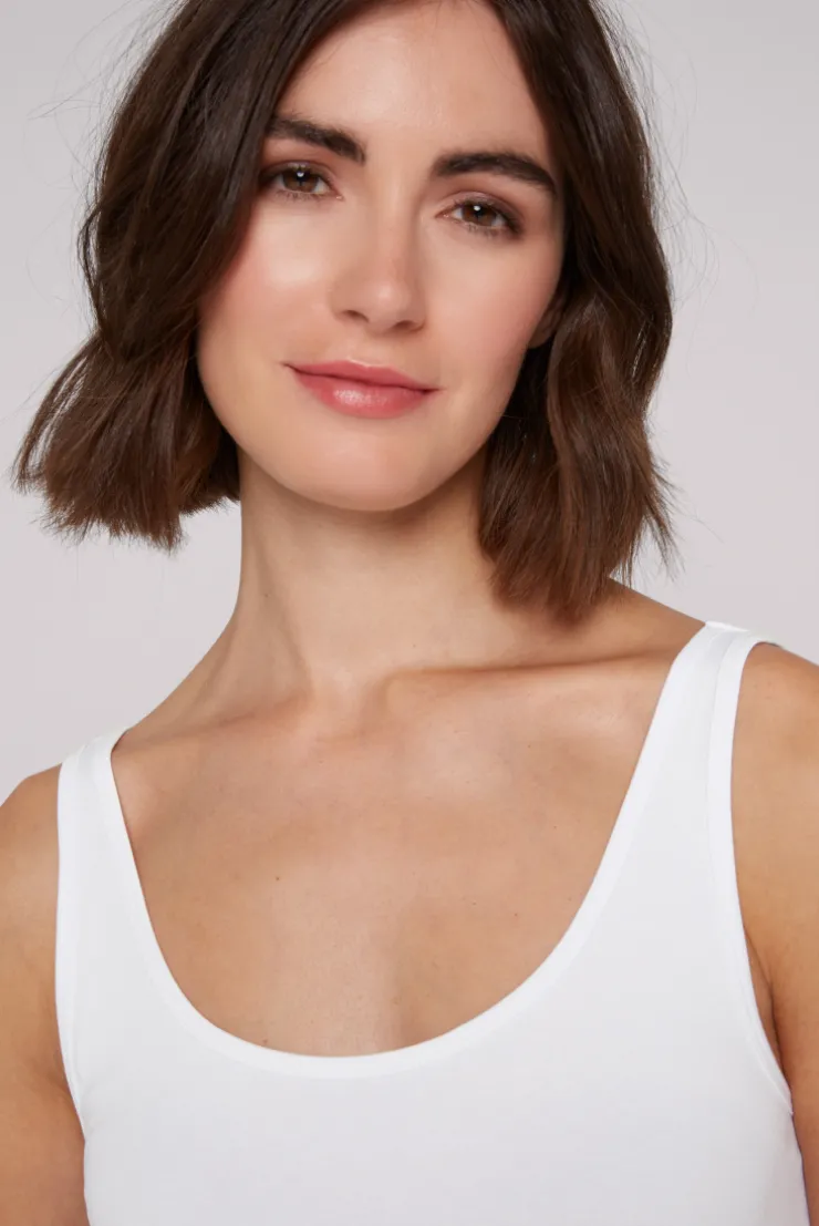 CAMP DAVID & SOCCX Basic Top mit Mini Logo Print opticwhite Clearance