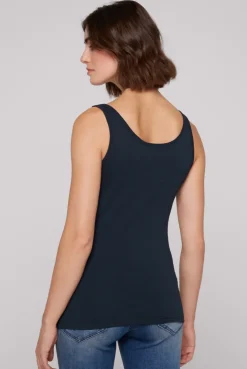 CAMP DAVID & SOCCX Basic Top mit Mini Logo Print blue navy bluenavy Shop