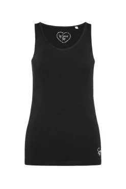 CAMP DAVID & SOCCX Basic Top mit  Mini Logo Print black Store
