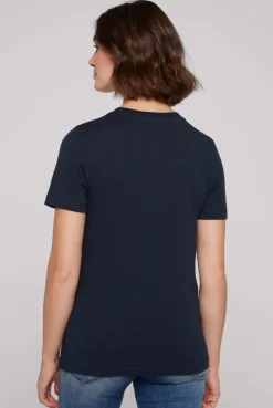CAMP DAVID & SOCCX Basic T-Shirt mit Logo Print blue navy bluenavy Best Sale