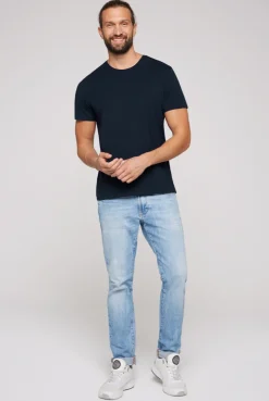 CAMP DAVID & SOCCX Basic T-Shirt mit Rundhalsausschnitt, Doppelpack blue navy / blue navy bluenavy Best Sale