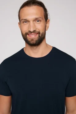 CAMP DAVID & SOCCX Basic T-Shirt mit Rundhalsausschnitt, Doppelpack blue navy / blue navy bluenavy Best Sale