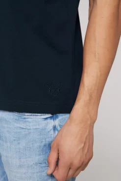 CAMP DAVID & SOCCX Basic T-Shirt mit Rundhalsausschnitt, Doppelpack blue navy / blue navy bluenavy Best Sale