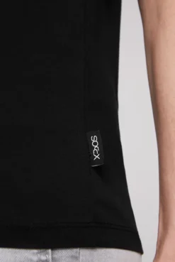CAMP DAVID & SOCCX Basic T-Shirt mit Rundhalsausschnitt black Fashion