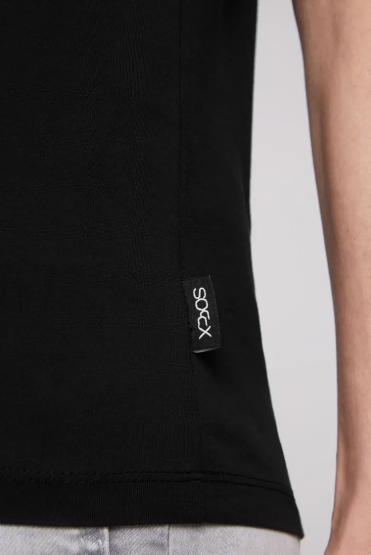 CAMP DAVID & SOCCX Basic T-Shirt mit Rundhalsausschnitt black Fashion