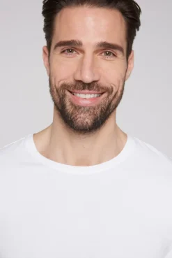 CAMP DAVID & SOCCX Basic T-Shirt mit Rundhalsausschnitt, Doppelpack optic white / optic white opticwhite Best Sale