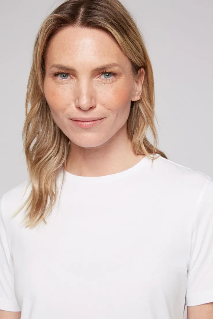CAMP DAVID & SOCCX Basic T-Shirt mit Rundhalsausschnitt opticwhite Flash Sale