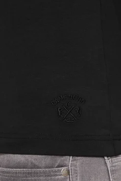 CAMP DAVID & SOCCX Basic T-Shirt mit Rundhalsausschnitt, Doppelpack / black Cheap