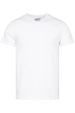 CAMP DAVID & SOCCX Basic T-Shirt mit V-Neck, Doppelpack optic white / optic white opticwhite Flash Sale