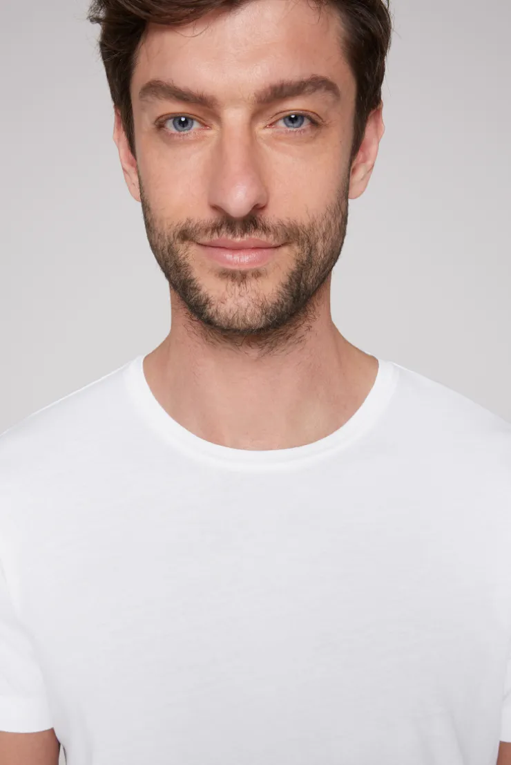 CAMP DAVID & SOCCX Basic T-Shirt Rundhals 2er-Pack opticwhite Clearance