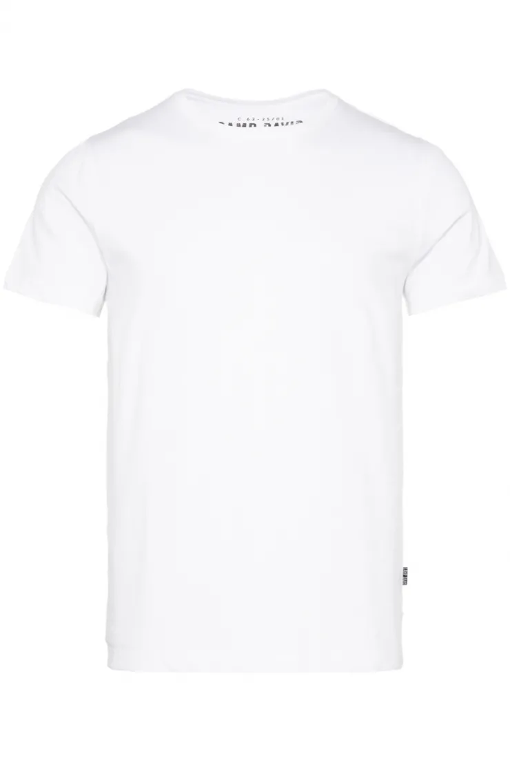 CAMP DAVID & SOCCX Basic T-Shirt Rundhals 2er-Pack opticwhite Clearance