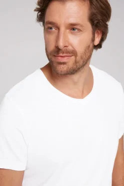 CAMP DAVID & SOCCX Basic T-Shirt V-Neck 2er-Pack opticwhite Flash Sale