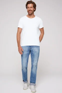CAMP DAVID & SOCCX Basic T-Shirt V-Neck 2er-Pack opticwhite Hot