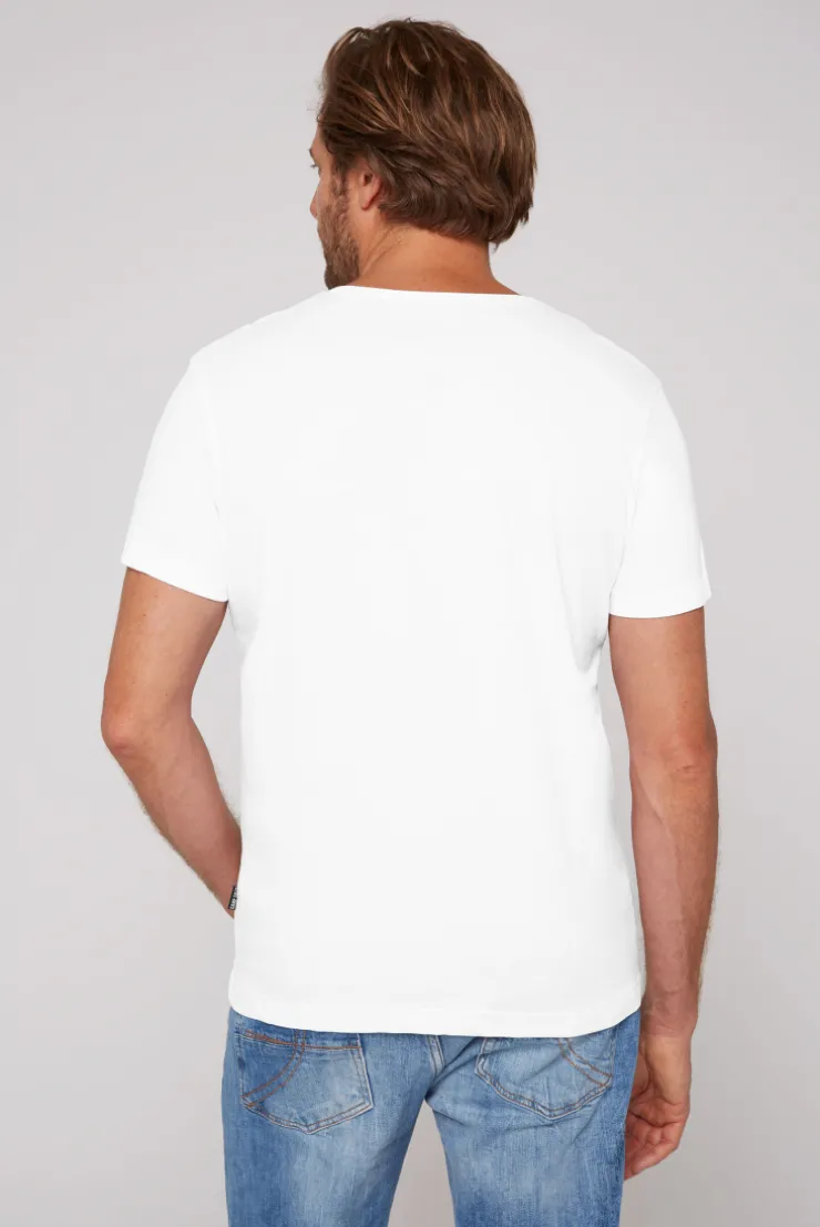 CAMP DAVID & SOCCX Basic T-Shirt V-Neck 2er-Pack opticwhite Hot