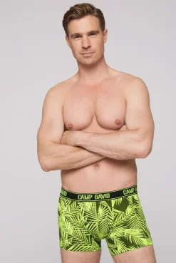CAMP DAVID & SOCCX Boxershorts mit All Over Print, 2er-Pack aqua / neon lime Sale