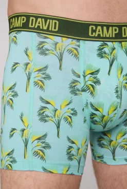 CAMP DAVID & SOCCX Boxershorts mit All Over Print, 2er-Pack khaki / aqua Best Sale