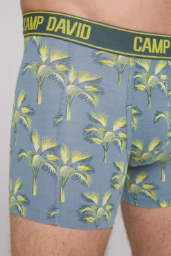 CAMP DAVID & SOCCX Boxershorts mit All Over Print, 2er-Pack surf grey / red Best Sale