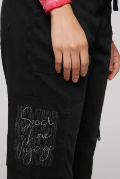CAMP DAVID & SOCCX Cargohose mit Print Artwork black Clearance