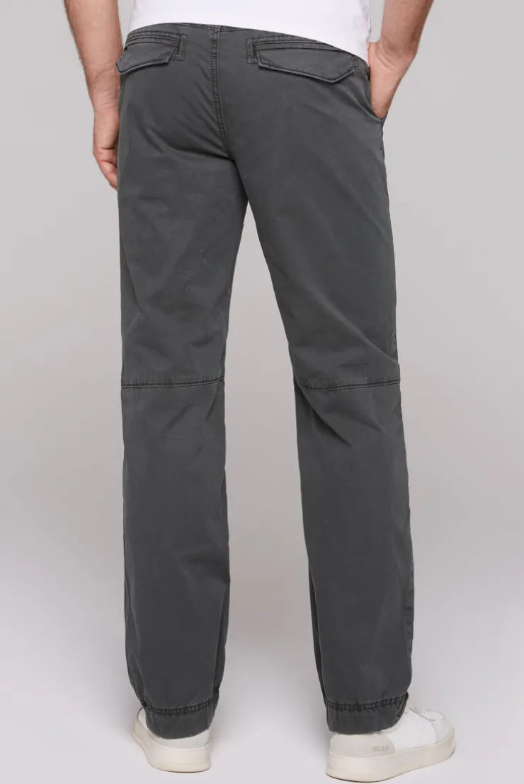 CAMP DAVID & SOCCX Cargohose mit tonigen Canvas-Details granite Best Sale