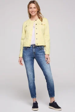 CAMP DAVID & SOCCX Coloured Jeansjacke JE:SSY faded yellow fadedyellow New