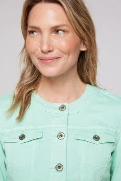 CAMP DAVID & SOCCX Coloured Jeansjacke JE:SSY minty leaf washed mintyleafwashed Clearance