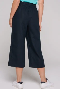 CAMP DAVID & SOCCX Culotte aus Leinen mit Elastikbund blue navy bluenavy Sale
