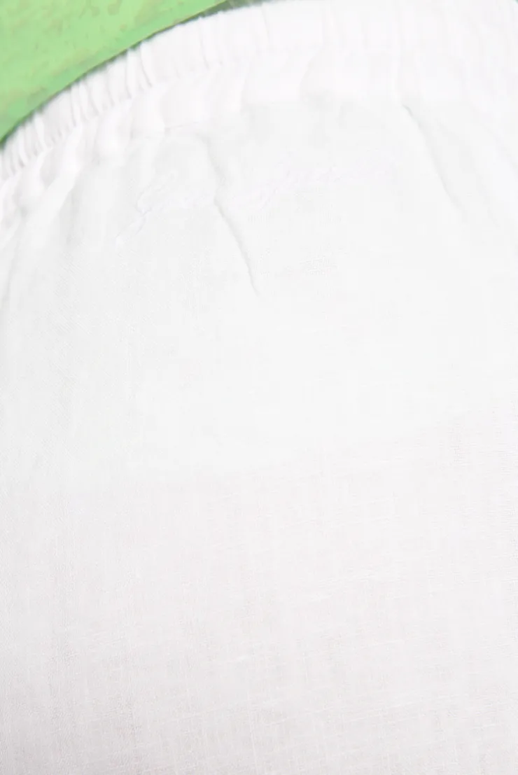 CAMP DAVID & SOCCX Culotte aus Leinen mit Elastikbund opticwhite Sale