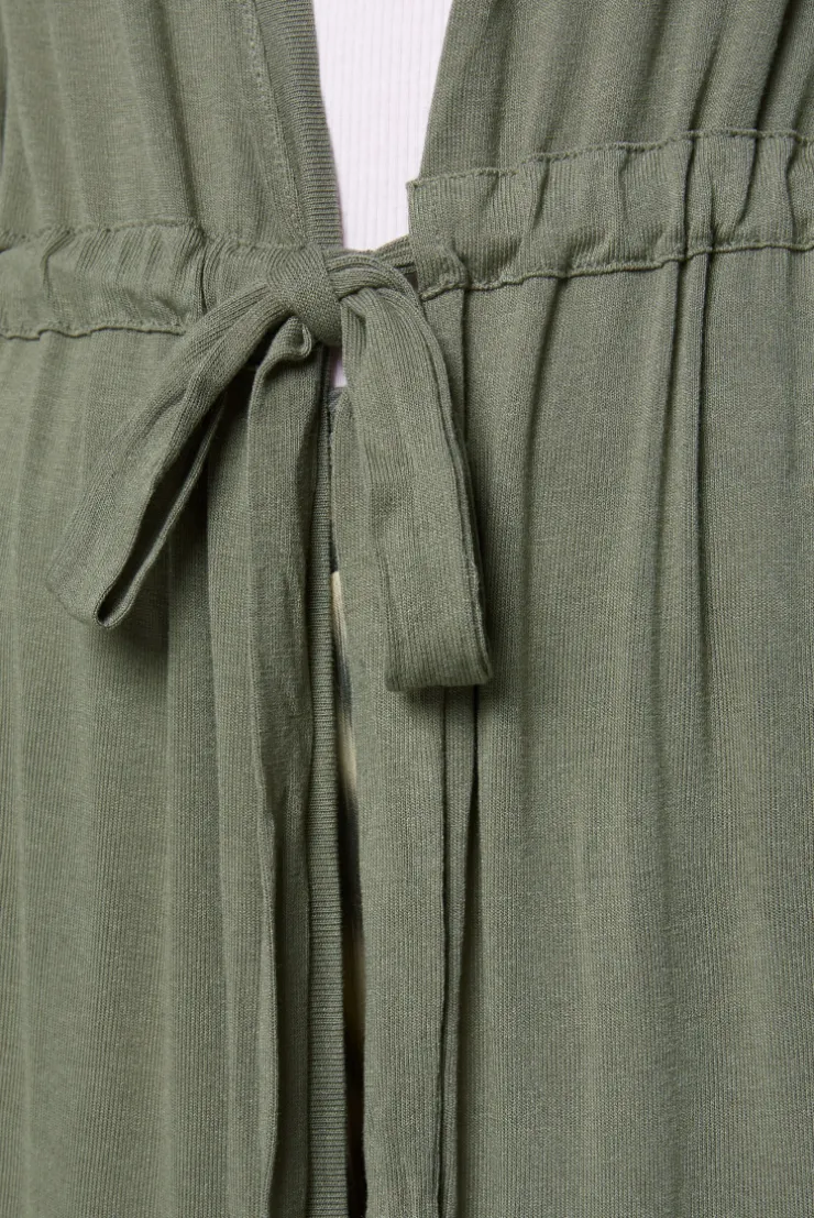CAMP DAVID & SOCCX Feinstrick-Cardigan mit Rücken-Print desert olive desertolive Clearance