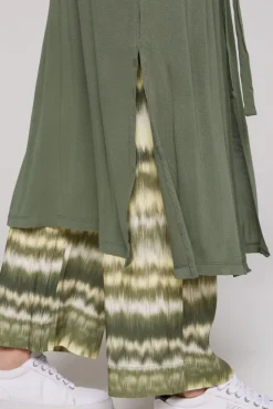 CAMP DAVID & SOCCX Feinstrick-Cardigan mit Rücken-Print desert olive desertolive Clearance