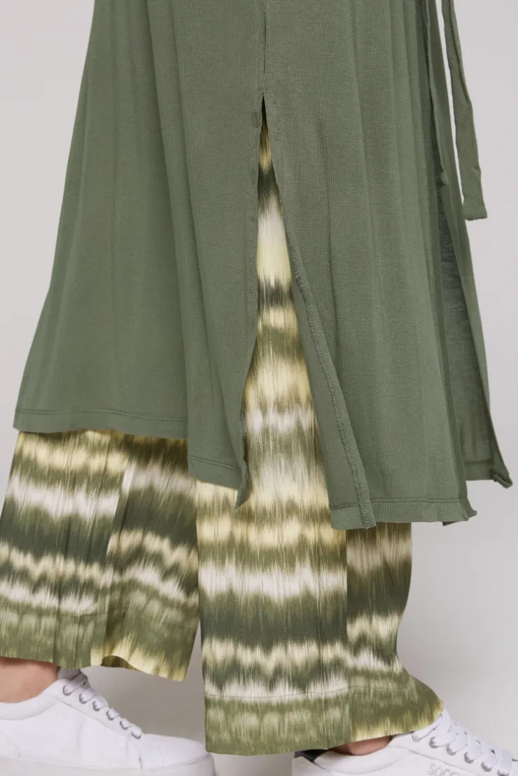 CAMP DAVID & SOCCX Feinstrick-Cardigan mit Rücken-Print desert olive desertolive Clearance