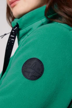 CAMP DAVID & SOCCX Fleecejacke mit tonigen Stepp-Details bottle green bottlegreen Best Sale