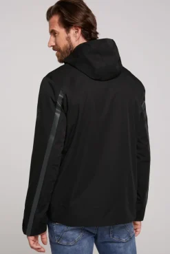 CAMP DAVID & SOCCX Funktionsjacke mit Kapuze und Tapes black Online