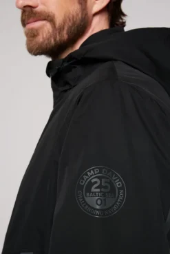 CAMP DAVID & SOCCX Funktionsjacke mit Kapuze und Tapes black Online