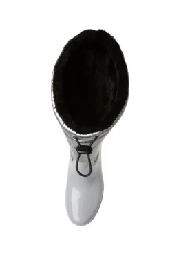 CAMP DAVID & SOCCX Gefütteter Gummistiefel mit Steppschaft silver Sale