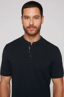 CAMP DAVID & SOCCX Henley-Shirt im Polo-Stil blue navy bluenavy Cheap